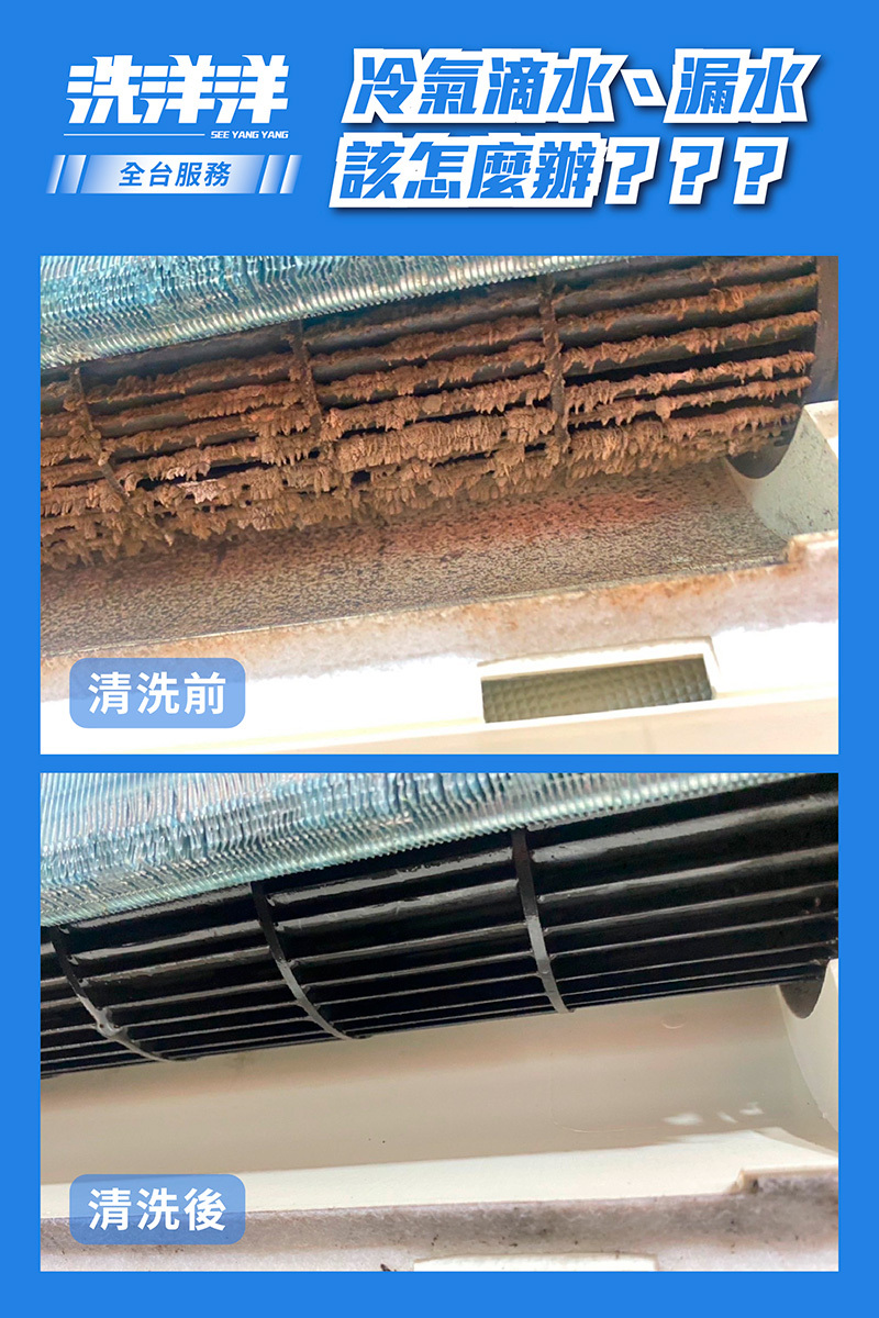 冷氣滴水、漏水怎麼辦？